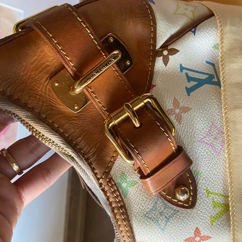 *SOLDOUT* Louis Vuitton Greta Multicolor White - Picture 10 of 12